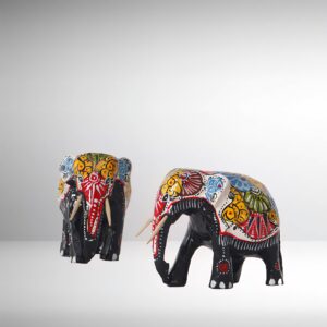 Wooden Bathik Elephant